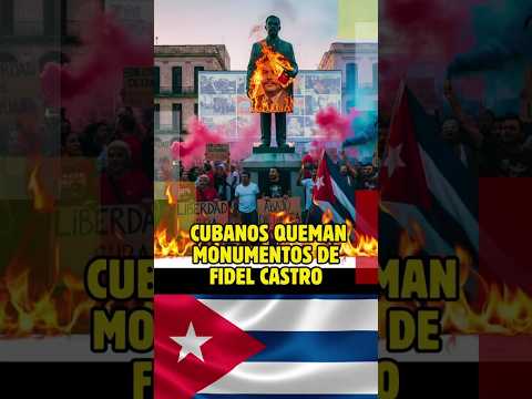 Jóvenes atacan símbolos del régimen