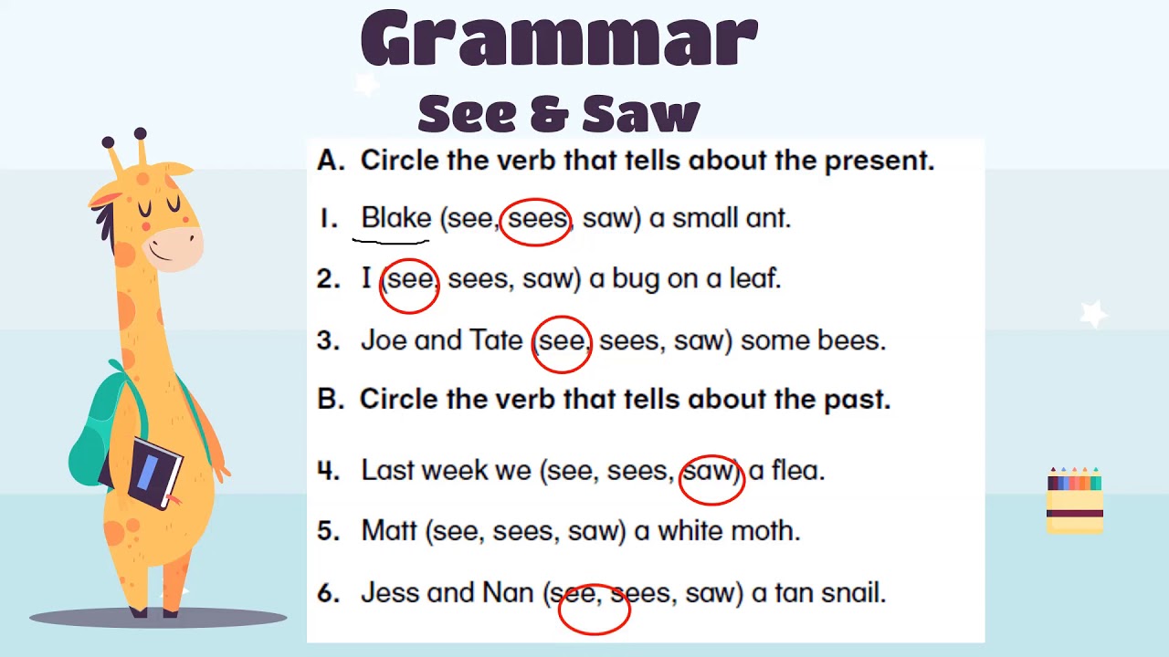 Unit 4 Week4 Grammar video