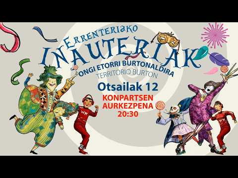 Errenteriako Inauteria 2026: Konpartsen aurkezpena / Presentación de comparsas