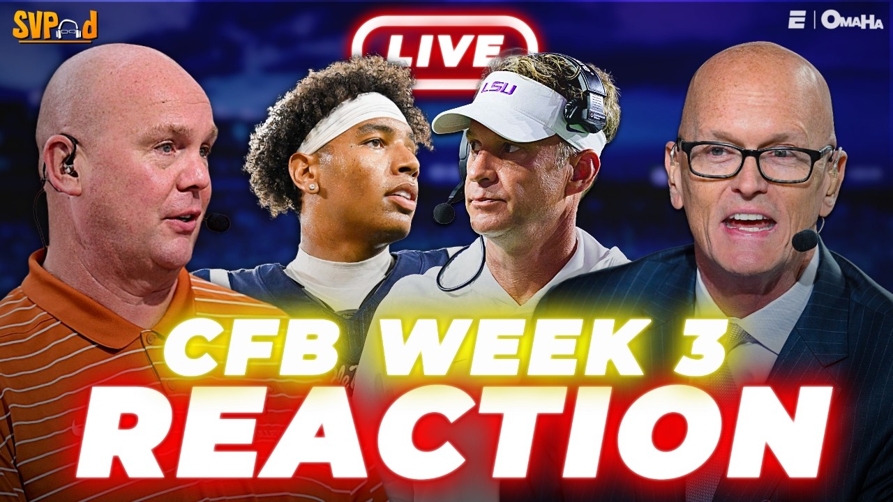 CFB Week 3 REACTION! SVP and Stanford Steve recap LSU-Ole Miss, Alabama-Florida State & more | SVPod