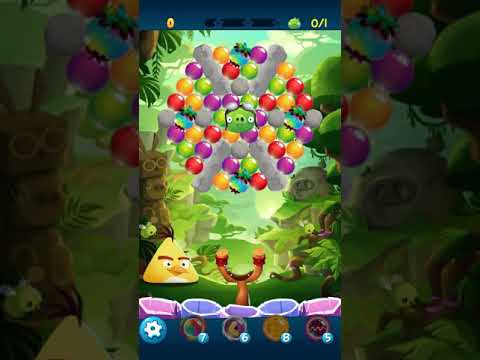 Angry Birds POP Bubble Shooter - Level 78. Gameplay Android walkthrough