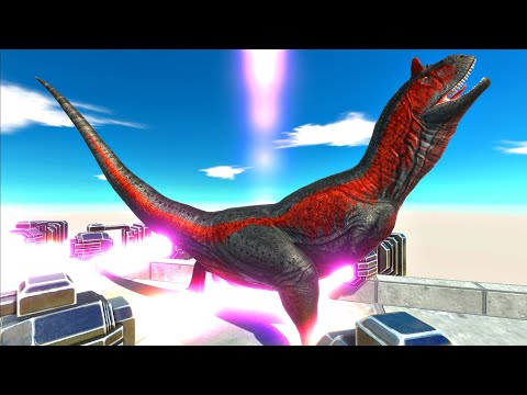 Dangerous jet traps are an obstacle to run through - Animal Revolt Battle Simulator