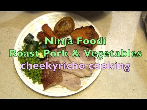 Roast Pork and Vegetables Ninja Foodi Cheekyricho...