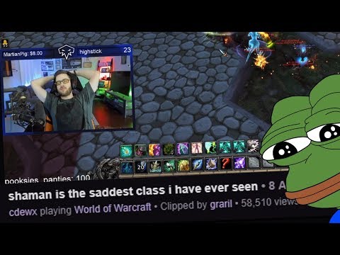 AFK HEALING (STILL WON) | "Shaman is the saddest class i have ever seen"