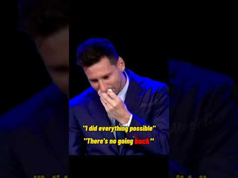 Messi leaves Barcelona ( Emotional ). Farewell, Leo. | End of an era | #shorts # shorts