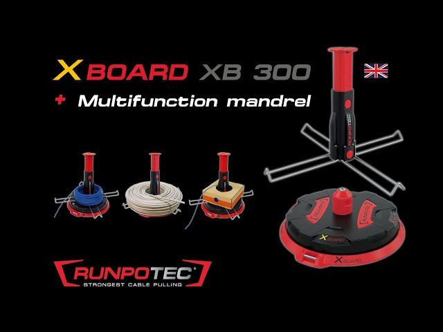 runpotec Kelanpyöritysalusta +mandrel xb300 + mandrel