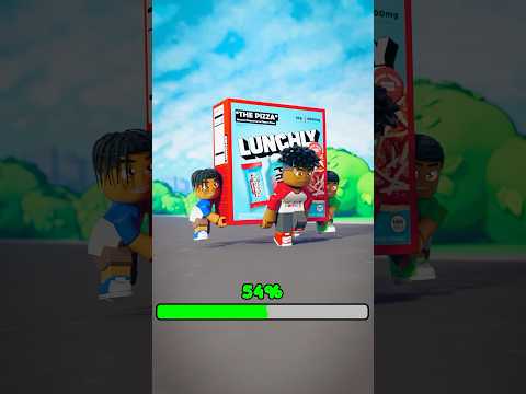 Running With BIGGER And BIGGER LUNCHLYS #shorts #roblox