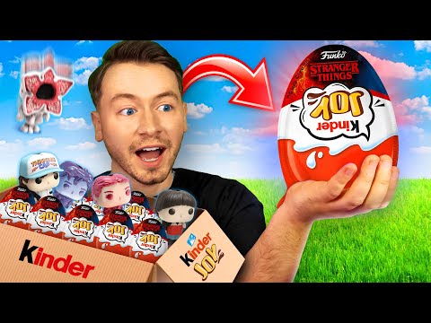 ICH öffne 100 KINDER JOY in der STRANGER THINGS Edition!!