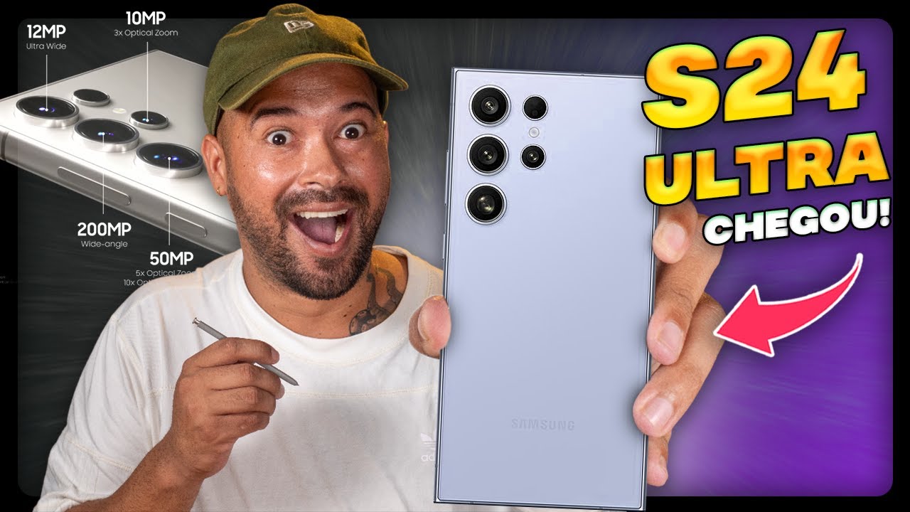 CHEGOU! Esse é o NOVO GALAXY S24 ULTRA (tudo que você precisa saber) 🥳