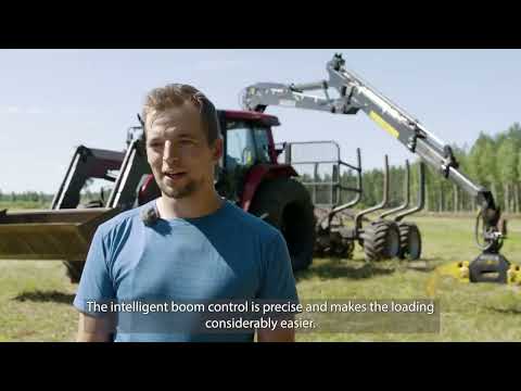 KESLA proC i intelligent tractor loader control by pilot customer Laukkanen