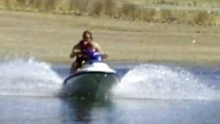 preview picture of video 'Me & Sierra Jet Skiing @  Topaz Lake'