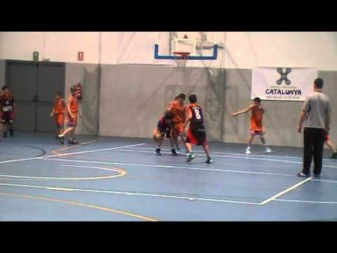 Mini masculí: B.Vilafant taronja - CEB Girona blanc (4tQuart, 14032015)