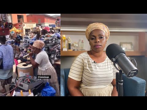 THIS WOMAN IS TRENDING FOR SINGING SIKA MPƐ DEDE IN THE MARKET