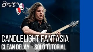 Symphony X Candlelight Fantasia -Verse & Solo  Guitar Tutorial #symphonyx #michaelromeo #quadcortex