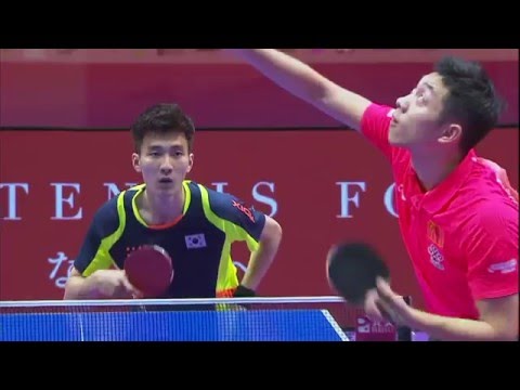 2016 WTTTC MT-SF CHN-KOR (1) Xu Xin - Lee Sangsu (full match|short form in HD)