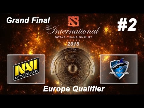 Navi vs Vega Game 2 Grand Final - Dota 2 The International 5 EU Qualifier