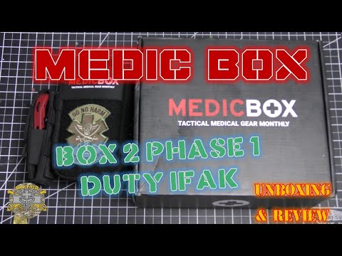 Medic Box - Box #2 Phase 1 Duty IFAK - Full Doc P Unboxing & Review