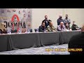 2020 Mr.Olympia Men's Bodybuilding Meeting