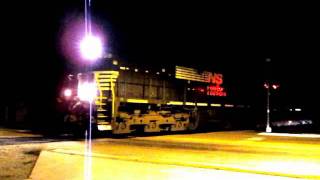 preview picture of video 'NS Dash 9 Long hood forward leads coal drag!!!! (10/13/2011) NS 433'