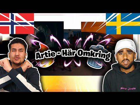 IS HE UP AND COMEING!?!  Norwegians React To (Swedish Rap) Artie - Här Omkring (Official Video)