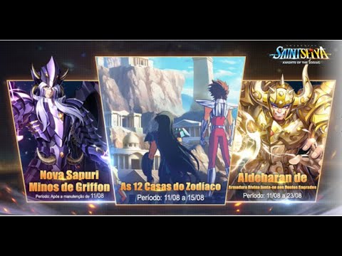 CHEGOU POSCA COISA + PEGUEI MELHOR PARTE DO CLOTH DO MINOS - Saint Seiya Awakening