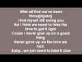Jennifer Lopez-Loving You (lyrics)