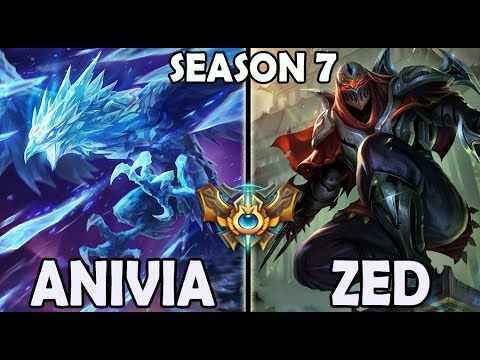 SKT T1 Faker Anivia vs Zed - Rank #41 Challenger Korea