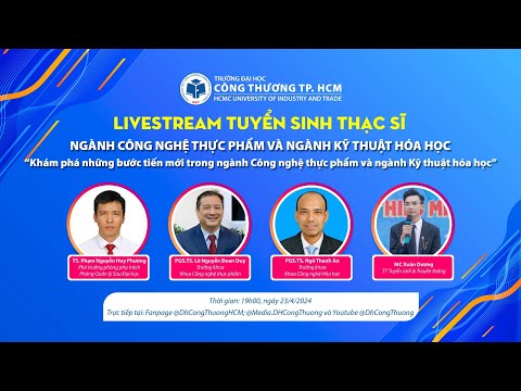 Chương trình Livestream Tư vấn tuyển sinh thạc sĩ #3