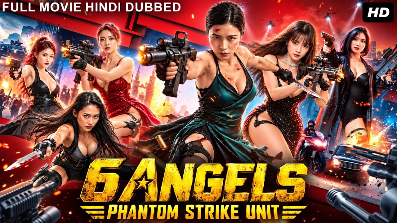 6 ANGELS: PHANTOM STRIKE UNIT - Hollywood Hindi Dubbed Full Movie | Chinese Action Movie In Hindi