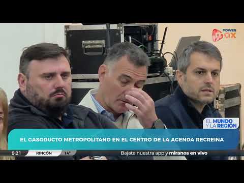 El Gasoducto Metropolitano al centro de la agenda recreina | Giacosa, López, Colombo y Garibaldi