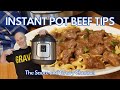 Instant Pot Beef Tips with Homemade Brown Gravy | How to Make Instant Pot Beef Tips