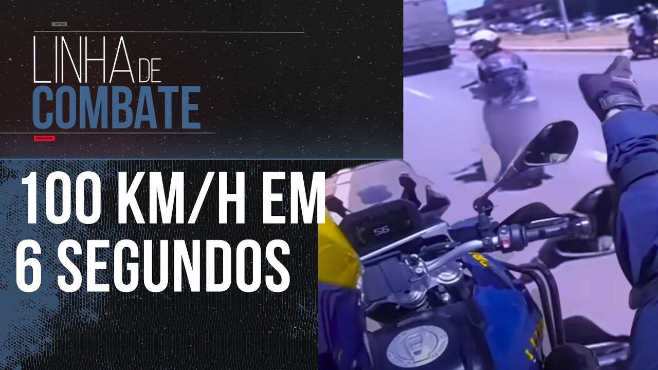 VEJA PERSEGUIÇÃO DE MOTOS EM ALTA VELOCIDADE | Linha de Combate