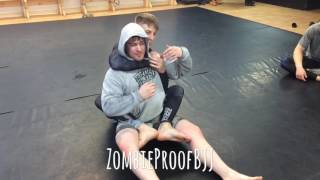 Aggressive Back Escape Kimura - ZombieProofBJJ (NoGi)