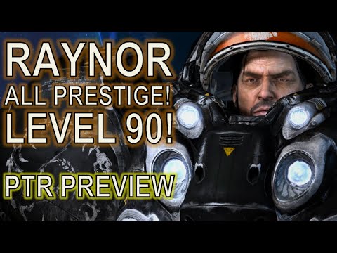 Level 90 Raynor Prestige Preview! ALL Prestige Talents! [Starcraft II Co-Op]