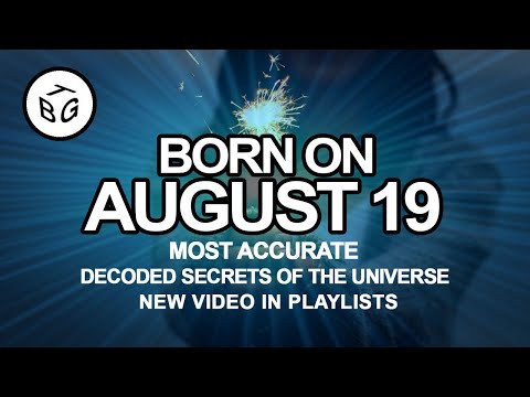 Born on August 19 | Numerology and Astrology Analysis