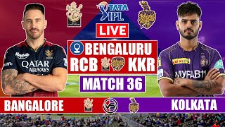 IPL 2023 Live: Bangalore vs Kolkata Live Scores | RCB vs KKR Live Scores & Commentary | 1st Innings