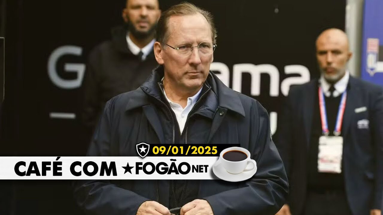 LIVE CAFÉ COM FOGÃONET | Técnico em dez dias no Botafogo? Investimento Eagle; Gregore; Júnior Santos