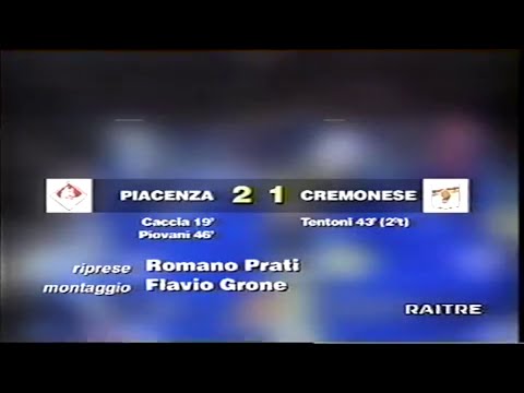 SERIE A 1995/1996: PIACENZA - CREMONESE 2-1