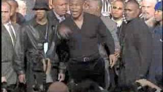 Mike Tyson Flips out at Tyson-Lewis Press Conference Jan 22,