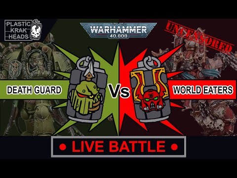 Death Guard vs World Eaters (40k Battle Report)