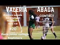 Valeria Abaga | outside back, winger| juco sophmore 2023