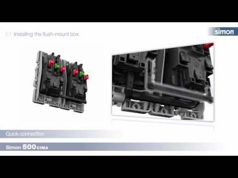 Installing Flush-mount boxes | Simon 500 Cima