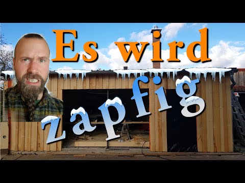 Wie baue ich eine Wand aus Holz - Heizhaus Fassade