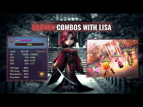 Team-up Queen Lisa - Summoners War