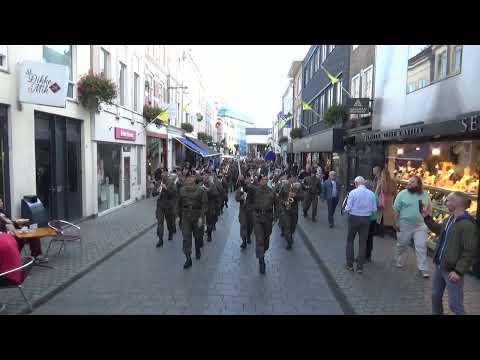 Polish Military Band in Breda on Market Square / Poolse Militaire Band op de Grote Markt Breda 2024