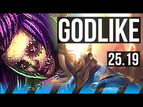 ORIANNA vs PANTHEON (MID) | 65% winrate, Godlike | KR Challenger | 25.19