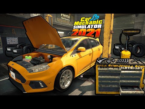 INAUGUREI MINHA OFICINA no NOVO CAR MECHANIC SIMULATOR 2021!