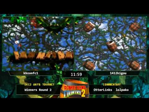 kbzonfc1 vs 1412kigou - Donkey Kong Country 2 Any% Tournament 2016