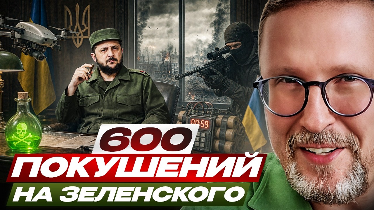 600 покушений на Зеленского