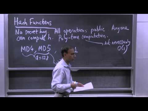 21. Cryptography: Hash Functions
